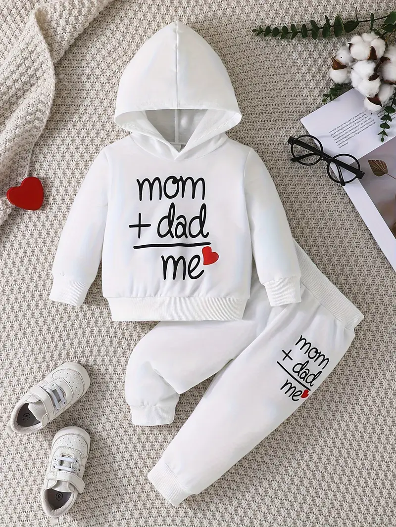 Long Sleeve Hoodie and Pants Combination Set