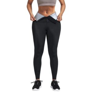 European and American breasted abdominal compression sweatpants, cropped pants, waist cinching yoga pants - Image 4