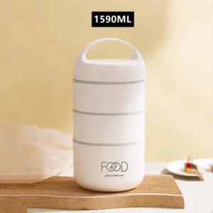 1240ML/1590ML Large Capacity Stainless Steel 304 Lunch Box Leak-Proof Multi layer Thermal Bento Box Adult Student Food Container - Image 6
