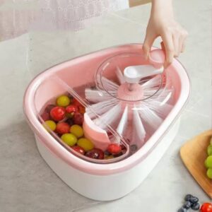 Washing fruits without hand washing fruit basin draining basket to remove pesticide residues and stains - Image 3