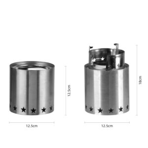 A1G Firewood Stove Outdoor Portable Travel Firewood Cooking Stove Portable Stove Portable Firewood Multifunctional - Image 4
