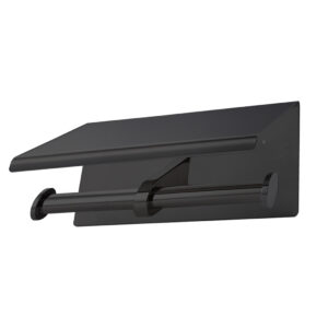 Toilet Paper Holder Double Roll Stainless - Image 2
