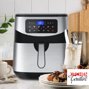 Kitchen Couture Digital 12L Air Fryer - Silver - Image 2