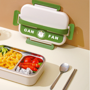 304 stainless steel portable heat preservation sealed lunch box lunch box - Image 3