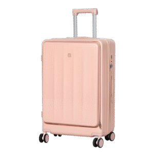 Slimbridge 26" Luggage Trolley Travel Hard Pink - Image 9