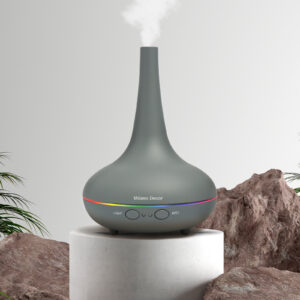 Milano Decor Ultrasonic Aroma Diffuser - Matt Grey colour: - Image 1
