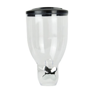 TOQUE Double Cereal Dispenser Dry Food Black - Image 6