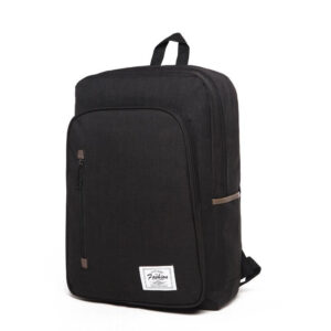 Versatile Oxford Laptop Backpack - Fits 15.6 Macbook Samsung Sony Dell Alienware Chuwi Asus Hp - Black - Image 3