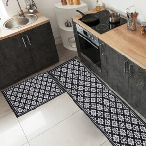 Marlow 2x Kitchen Mat Floor Rugs Area 45x120cm - Image 8