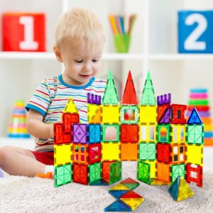 BoPeep Kids Magnetic Tiles Blocks Building - Image 8