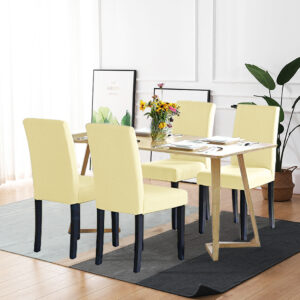 4x Stretch Elastic Chair Covers Dining - Image 7