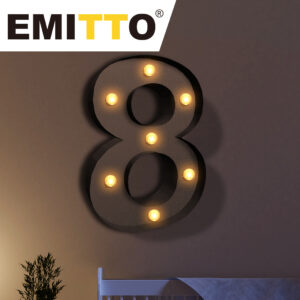 LED Metal Number Lights Free Standing - Image 8