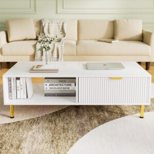 Levede 110cm Coffee Table - Image 8