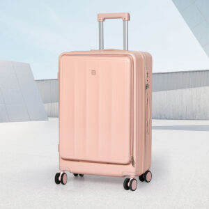 Slimbridge 26" Luggage Trolley Travel Hard Pink - Image 8