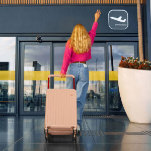 Slimbridge 20" Luggage Wide Handle TSA Lock Pink - Image 8