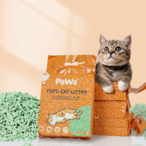 PaWz 2.5kg Tofu Cat Litter Clumping Green Tea x2 - Image 8