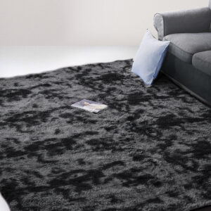 Marlow Floor Rug Shaggy Rugs Soft Large Black 160x230cm - Image 7