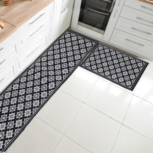 Marlow 2x Kitchen Mat Floor Rugs Area 45x120cm - Image 7