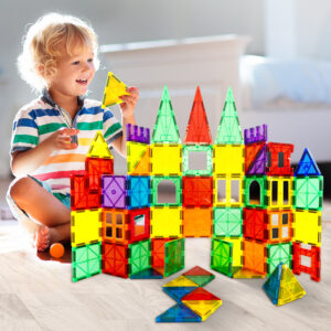 BoPeep Kids Magnetic Tiles Blocks Building - Image 7