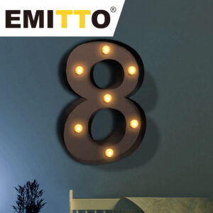 LED Metal Number Lights Free Standing - Image 7