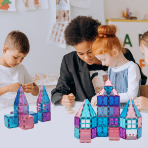 Bopeep Kids Magnetic Tiles Blocks - Image 7