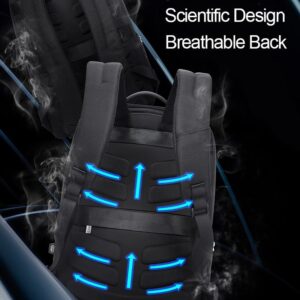 Waterproof Anti-Theft Usb Shoulder Bag - Large Capacity - Black - Image 5