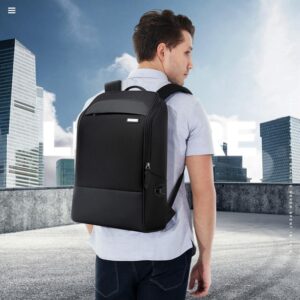 Waterproof Anti-Theft Usb Shoulder Bag - Large Capacity - Black - Image 8