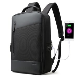 Large Capacity Anti-Theft Waterproof Shoulder Bag With Usb Port - Black 30.5X13X45Cm - Image 1