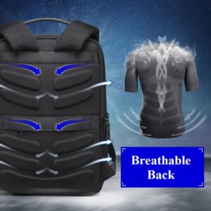 Large Capacity Anti-Theft Waterproof Shoulder Bag With Usb Port - Black 30.5X13X45Cm - Image 6