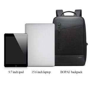 Large Capacity Anti-Theft Waterproof Shoulder Bag With Usb Port - Black 30.5X13X45Cm - Image 10