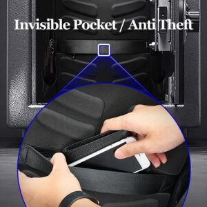 Waterproof Anti-Theft Usb Shoulder Bag - Large Capacity - 28X19X42Cm - Black - Image 7