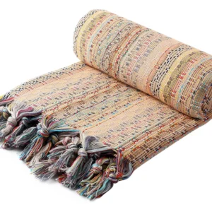 Set of 4 Turkish Beach Towel Colorful Series 39" X 71" 100% Salmon - Image 6
