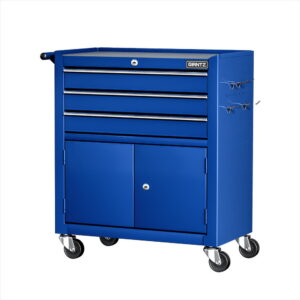 Giantz 3 Drawer Tool Box Cabinet Chest Toolbox Garage Storage Organiser - Image 1