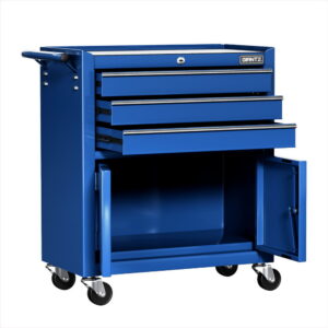 Giantz 3 Drawer Tool Box Cabinet Chest Toolbox Garage Storage Organiser - Image 3