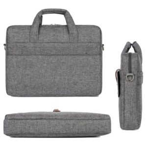 15-15.6 Inch Multifunctional Laptop Bag - Durable Gray Shoulder / Handheld - Image 3