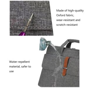 15-15.6 Inch Multifunctional Laptop Bag - Durable Gray Shoulder / Handheld - Image 5
