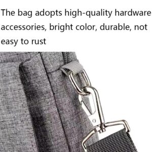 15-15.6 Inch Multifunctional Laptop Bag - Durable Gray Shoulder / Handheld - Image 6