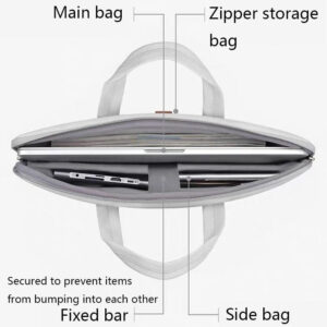 15-15.6 Inch Pink Pu Waterproof Laptop Bag - Durable And Stylish - Image 4