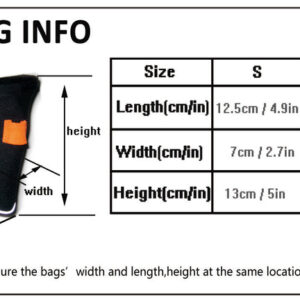 True Love Dog Treat Bag - Orange, M - Image 3