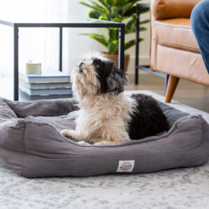 Easy to Clean Electric Heated Rabbit Faux Fur Covering Pet Bed - Medium - Image 7