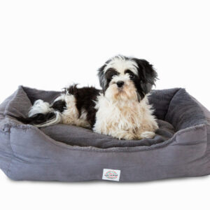 Easy to Clean Electric Heated Rabbit Faux Fur Covering Pet Bed - Medium - Image 9
