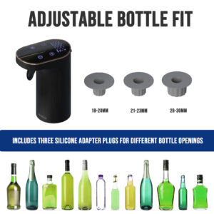 Instant Wine Aerator & Dispenser with Adjustable Bottle Fit - Image 5