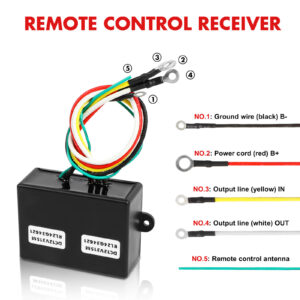 X-BULL 12V Winch Remote Control Winch Relay Solenoid Twin Handset Easy to Install - Image 4