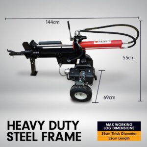 Yukon 18 Ton Petrol Log Splitter Wood Cutter Hydraulic Ram Wood Cutter Firewood Chopper Axe Wedge - Image 5