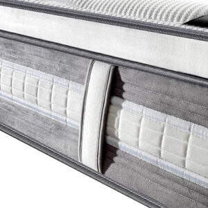 Mattress Euro Top Queen Size Pocket Spring Coil with Knitted Fabric Medium Firm 34cm Thick - Image 6
