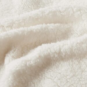 Teddy Sherpa Twin-Pack Standard Pillowcases - Soft Reversible Velvet & Sherpa Cushion Covers - Machine Washable with Zipper Closure - 48x73cm - Terracotta - Image 6
