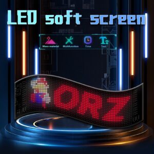 Programmable LED Matrix Panel Flexible Screen IP65 with APP Control 120*595mm - Image 5
