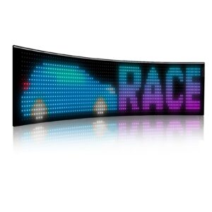 Programmable LED Matrix Panel Flexible Screen IP65 with APP Control 192*898mm - Image 1
