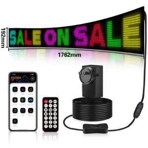 Programmable LED Matrix Panel Flexible Screen IP65 with APP Control 192*1762mm - Image 2