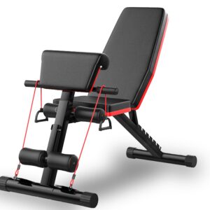 Adjustable FID Ab Abdominal Weight Press Bench Fitness Incline Sit up Gym Flat - Image 1